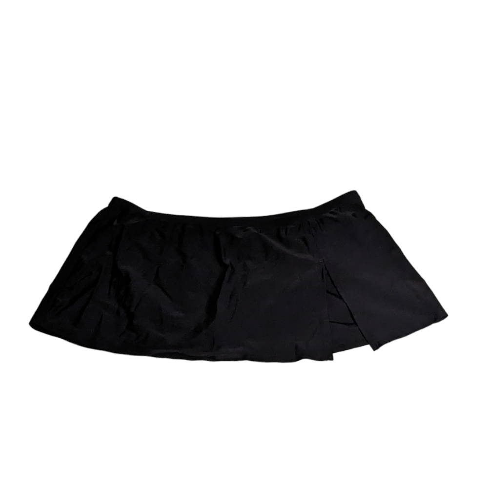 Tropical Honey Black Swim Skirt 16